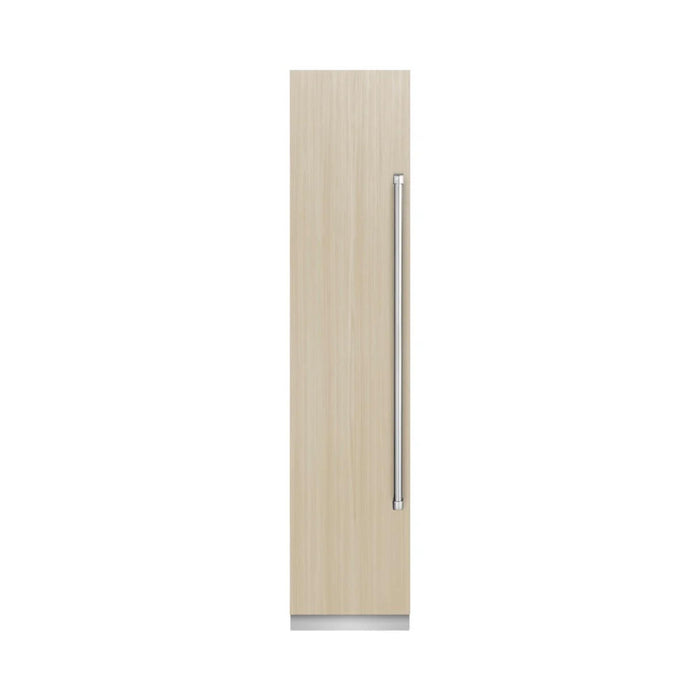 ZLINE 18-Inch Panel Ready Left Hinge Column Freezer with Graphite Gray Interior