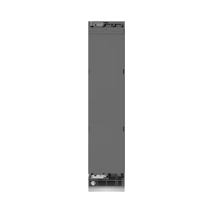 ZLINE Autograph Edition 18" 8.6 Cu. Ft. Panel Ready Left Hinge Column Freezer with Champagne Bronze Accents and Graphite Gray Interior