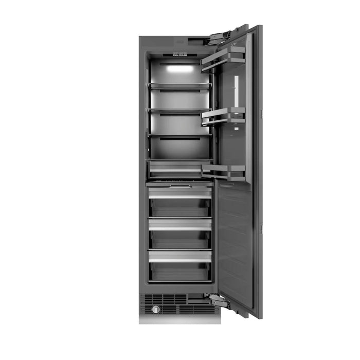ZLINE 24-Inch Panel Ready Column Refrigerator with Graphite Gray Interior