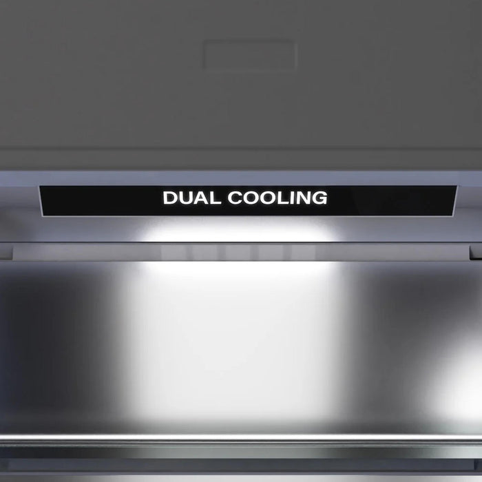ZLINE 36" Built-In Bottom Freezer Refrigerator with Water Dispenser and Ice Maker in Satin Stainless Steel