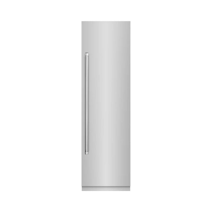 ZLINE 24-Inch Column Refrigerator in Stainless Steel with Graphite Gray Interior