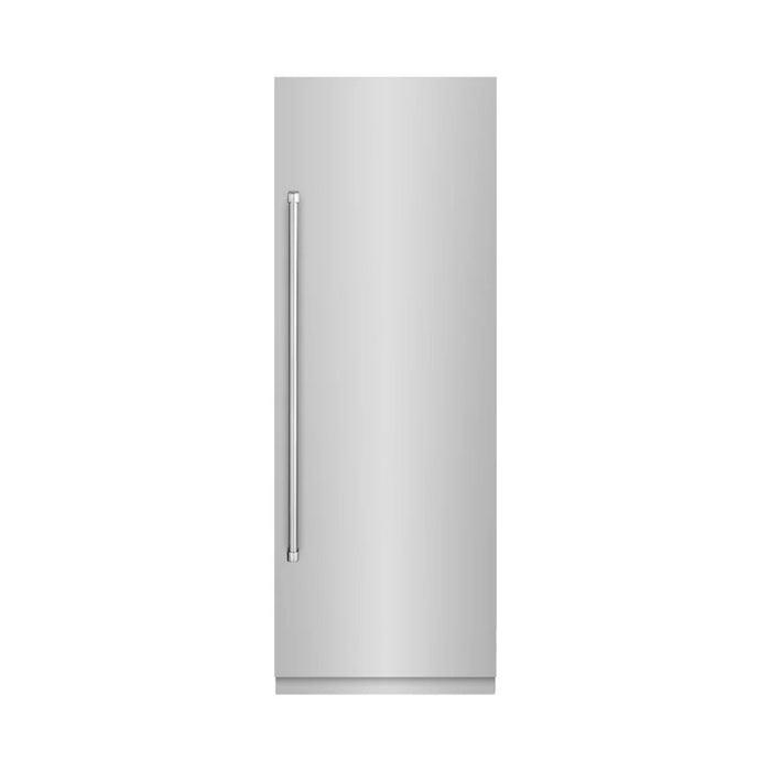 ZLINE 30-Inch Column Refrigerator in Stainless Steel with Graphite Gray Interior