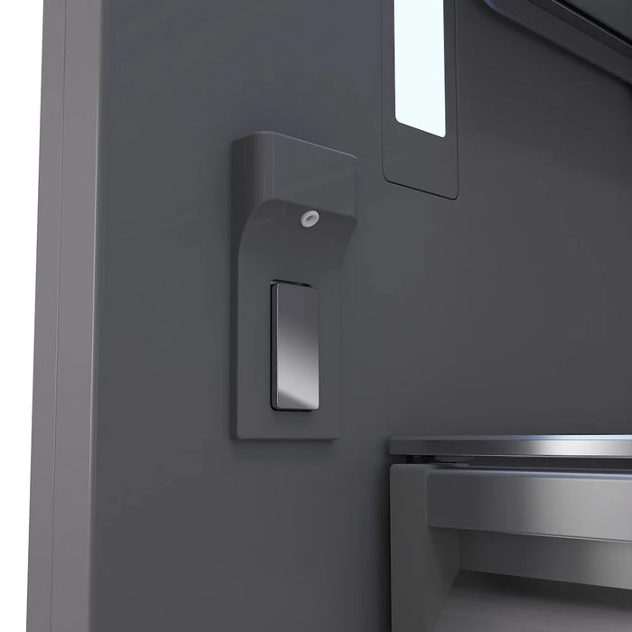 ZLINE Built-In Bottom Freezer Refrigerators with Graphite Gray Interior