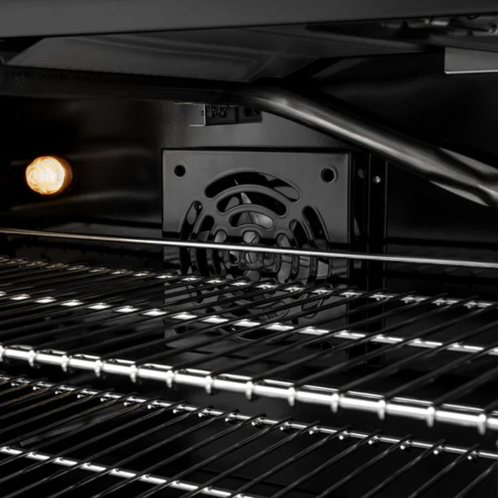 ZLINE Classic Gas Range with Convection Gas Oven in Black Stainless Steel