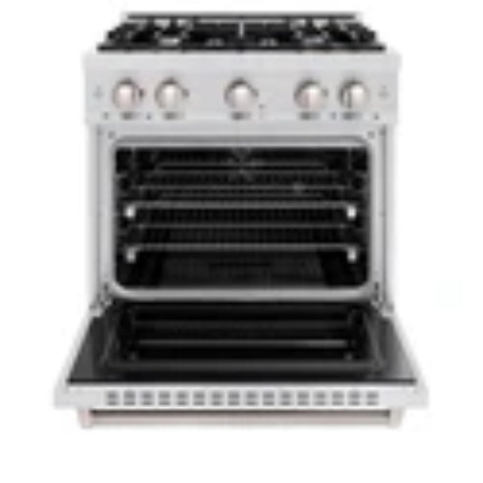 ZLINE Classic Dual Fuel Ranges Satin Stainless Steel Finish