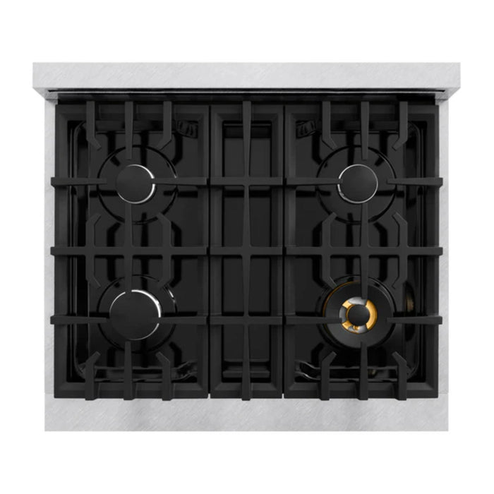 ZLINE Classic Dual Fuel Ranges Satin Stainless Steel Finish