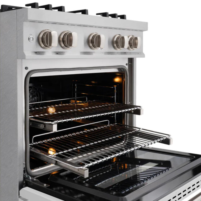ZLINE Classic Dual Fuel Range Collection with White Matte Doors