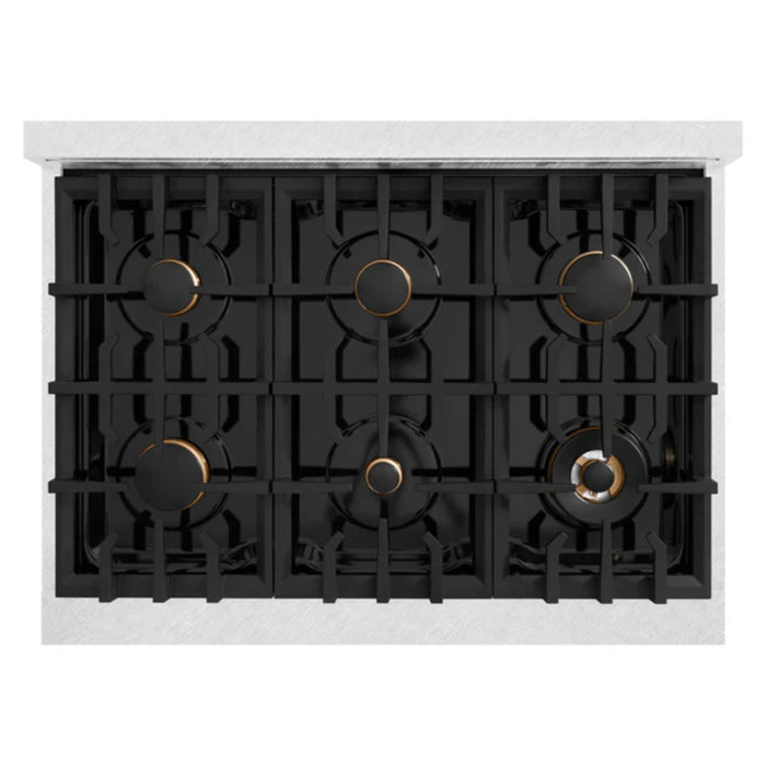 ZLINE Autograph Edition Classic Dual Fuel Ranges with Matte Black Accents in Satin Stainless Steel