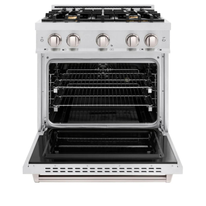 ZLINE Classic Dual Fuel Range Collection with Brass Burners
