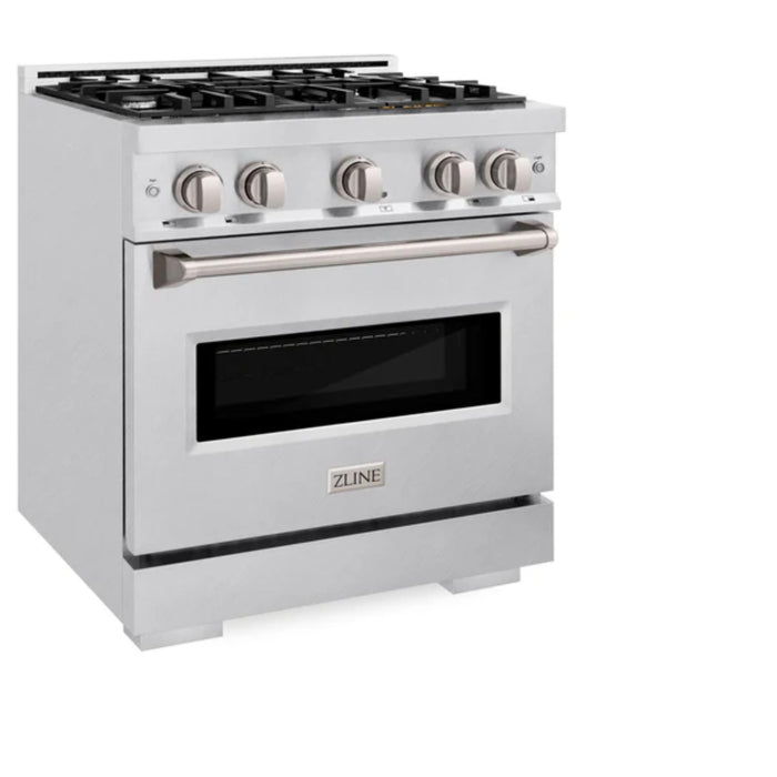 ZLINE Classic Gas Range with Convection Gas Oven Series in Satin Stainless Steel