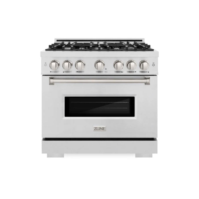 ZLINE Classic Gas Range with Convection Gas Oven Series in Satin Stainless Steel
