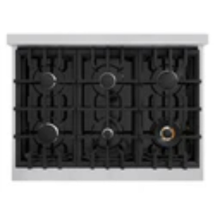 ZLINE Classic Gas Range in Stainless Steel with White Matte Doors