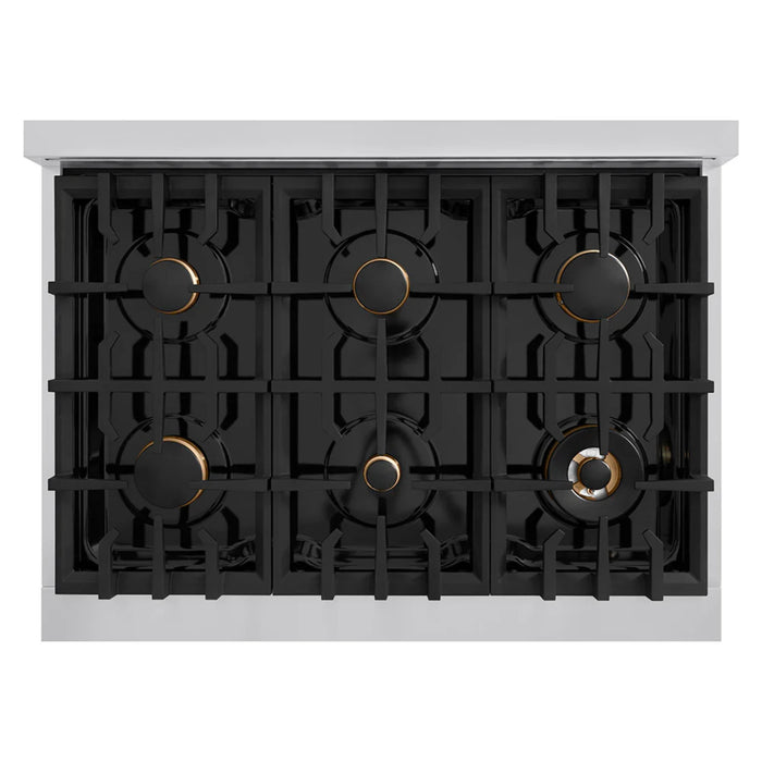 ZLINE Legacy Gas Rangetop with Brass Burners – 30", 36", & 48"
