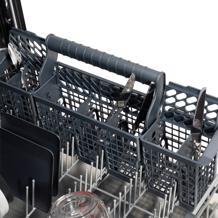 ZLINE 24" Monument Series 3rd Rack Top Touch Control Dishwasher in Stainless Steel with Stainless Steel Tub