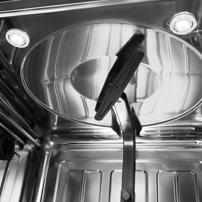 ZLINE 24" Monument Series 3rd Rack Top Touch Control Dishwasher in Stainless Steel with Stainless Steel Tub
