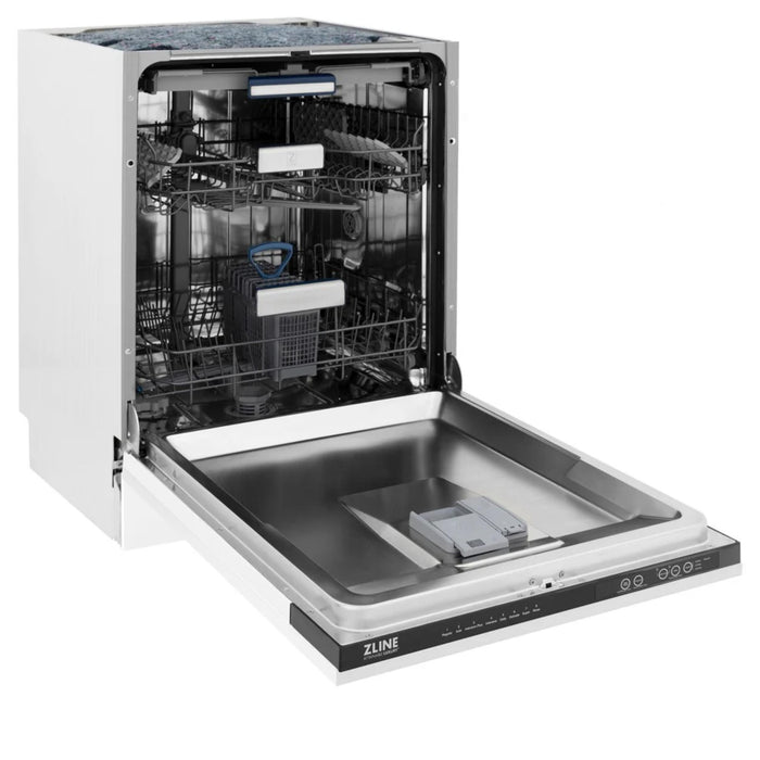 ZLINE Tallac Series 18" and 24" 3rd Rack Tall Tub Built-In Dishwashers (DWV Series)