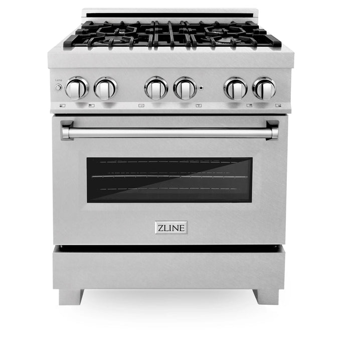 ZLINE Legacy Dual Fuel Ranges in Satin Stainless Steel with Built-In Griddle – 30", 36", & 48"