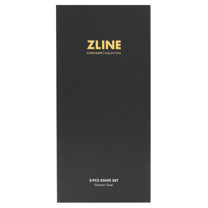 ZLINE 3-Piece Professional German Steel Kitchen Knife Set