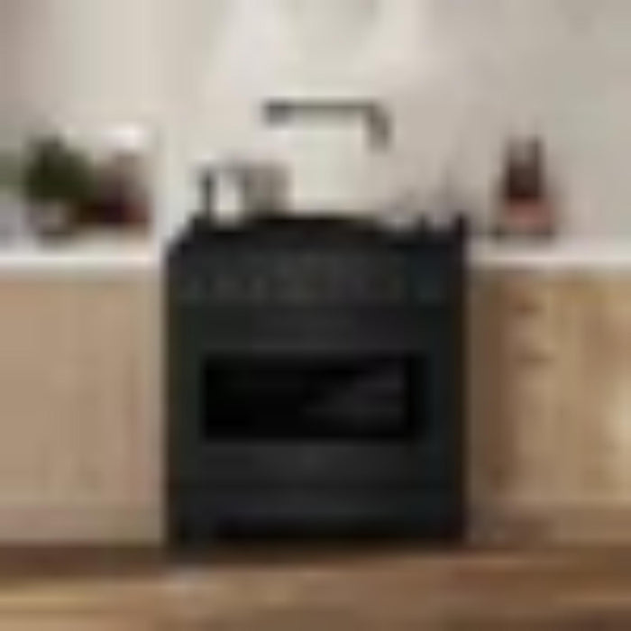 ZLINE Autograph Edition 48" & 36" Paramount Gas Ranges with 6 and 8 Burner DuoPro™ Cooktop and Dual Ovens in Black Stainless Steel