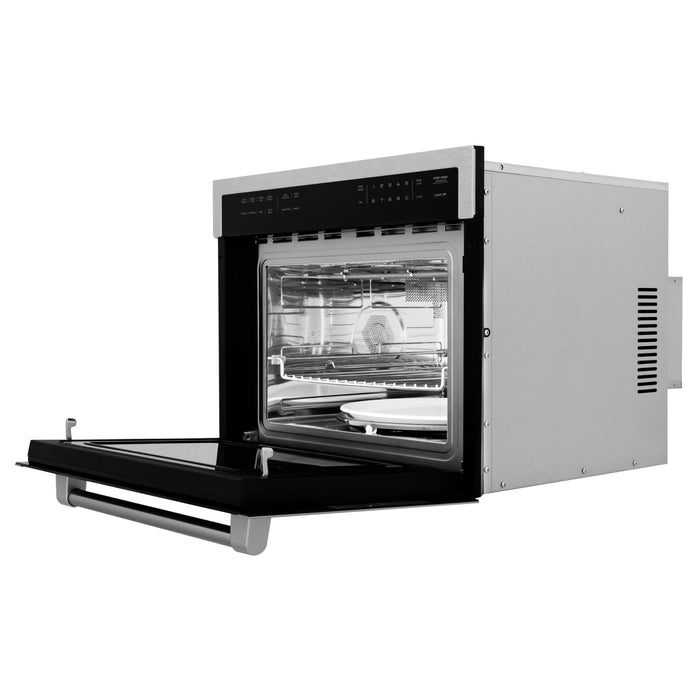 ZLINE 24" Built-in Convection Microwave Oven in Stainless Steel with Speed & Sensor Cooking, 1.6 cu. ft.