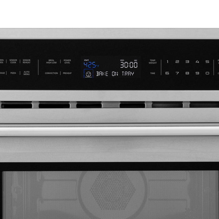 ZLINE 30" Built-in Convection Microwave Oven in Stainless Steel with Speed and Sensor Cooking
