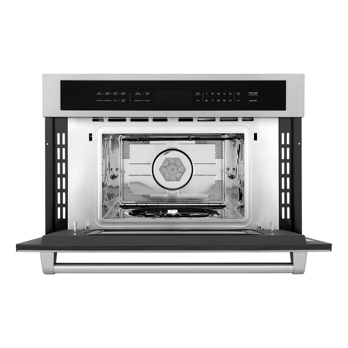 ZLINE 30" Built-in Convection Microwave Oven in Stainless Steel with Speed and Sensor Cooking
