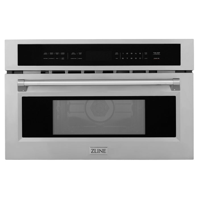 ZLINE 30" Built-in Convection Microwave Oven in Stainless Steel with Speed and Sensor Cooking