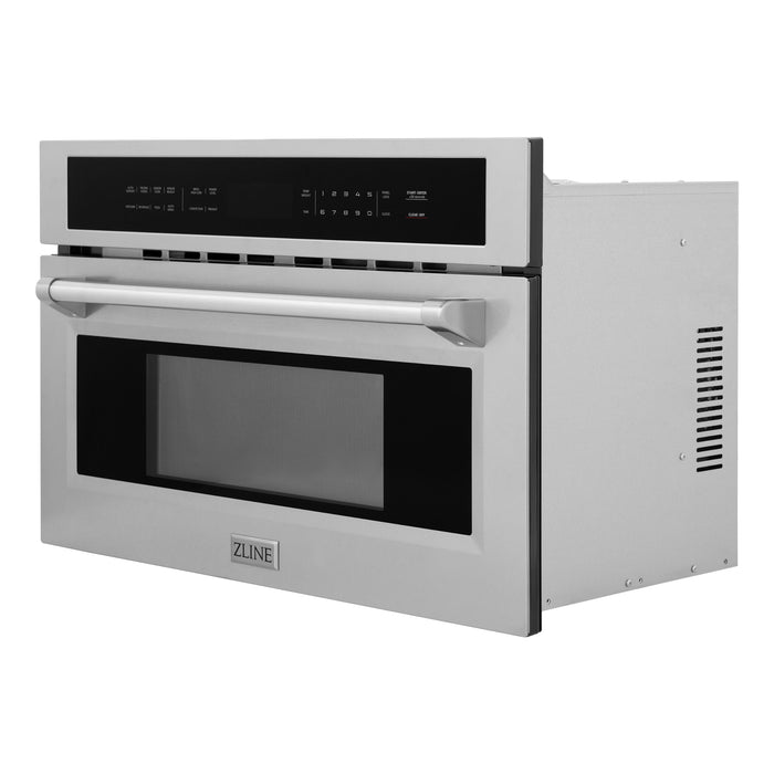 ZLINE 30" Built-in Convection Microwave Oven in Stainless Steel with Speed and Sensor Cooking