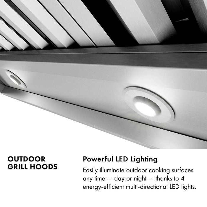 ZLINE 72-Inch Under Cabinet Outdoor Grill Hood