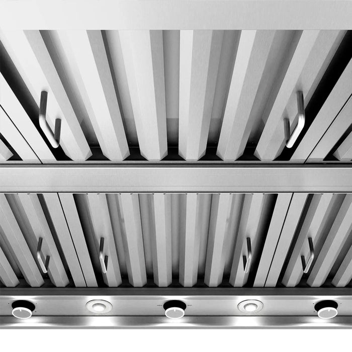 ZLINE 48 in. Wall Mount Outdoor Grill Hood (GOW2-48)