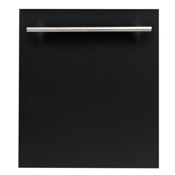 ZLINE 24-Inch Top Control Built-In Dishwasher with Stainless Steel Panel & Tub in Multiple Colors With Modern Style Handle