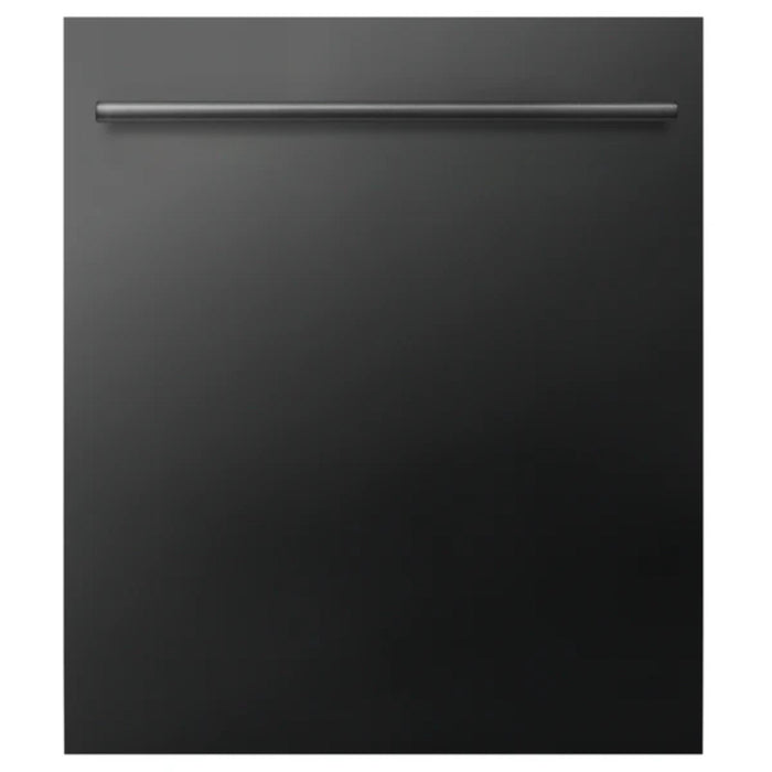 ZLINE 24-Inch Top Control Built-In Dishwasher with Stainless Steel Panel & Tub in Multiple Colors With Modern Style Handle