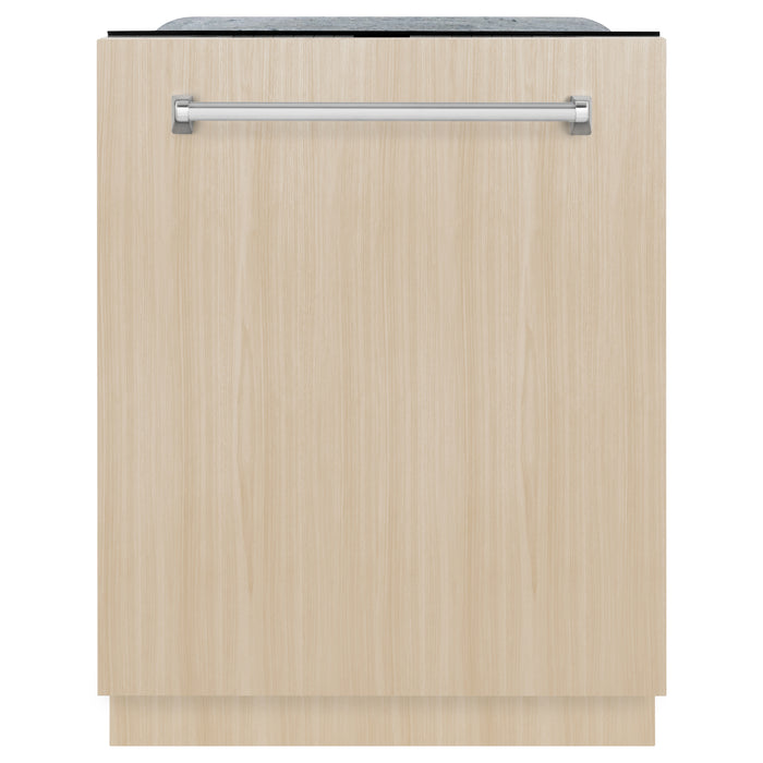 ZLINE 24" Monument Series 3rd Rack Top Touch Control Dishwasher in Stainless Steel with Stainless Steel Tub