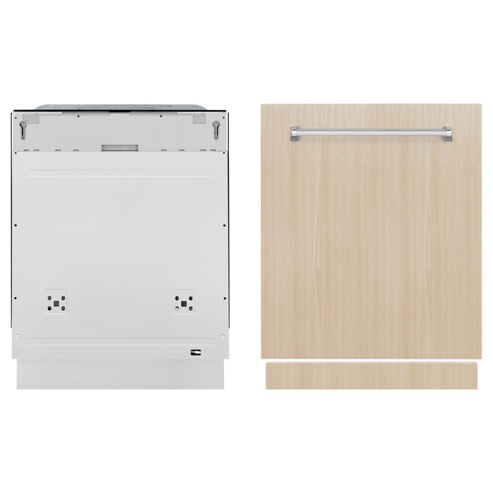 ZLINE 24" Monument Series 3rd Rack Top Touch Control Dishwasher in Stainless Steel with Stainless Steel Tub