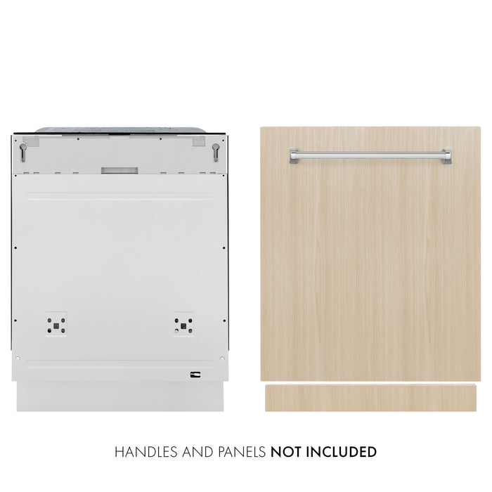 ZLINE 24" Monument Series 3rd Rack Top Touch Control Dishwasher in Stainless Steel with Stainless Steel Tub
