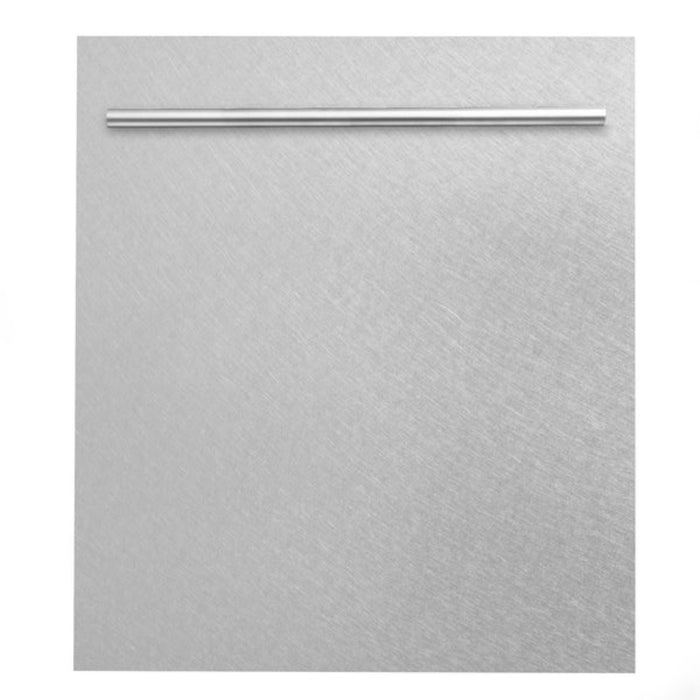 ZLINE 24-Inch Top Control Built-In Dishwasher with Stainless Steel Panel & Tub in Multiple Colors With Modern Style Handle