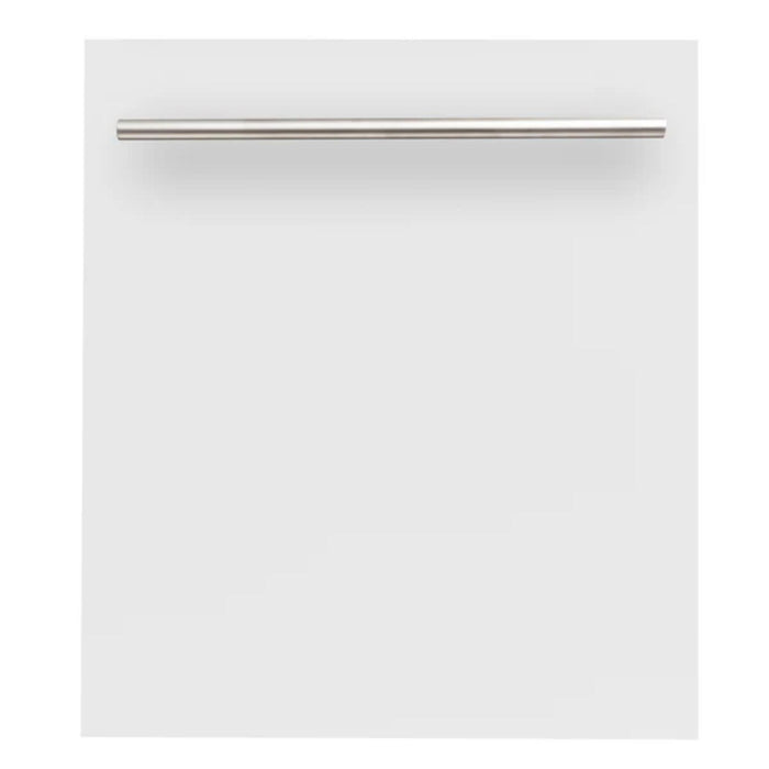 ZLINE 24-Inch Top Control Built-In Dishwasher with Stainless Steel Panel & Tub in Multiple Colors With Modern Style Handle