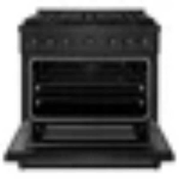 ZLINE Autograph Edition 48" & 36" Paramount Gas Ranges with 6 and 8 Burner DuoPro™ Cooktop and Dual Ovens in Black Stainless Steel