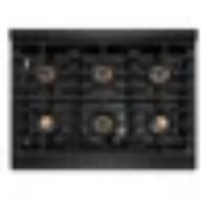 ZLINE Autograph Edition 48" & 36" Paramount Gas Ranges with 6 and 8 Burner DuoPro™ Cooktop and Dual Ovens in Black Stainless Steel