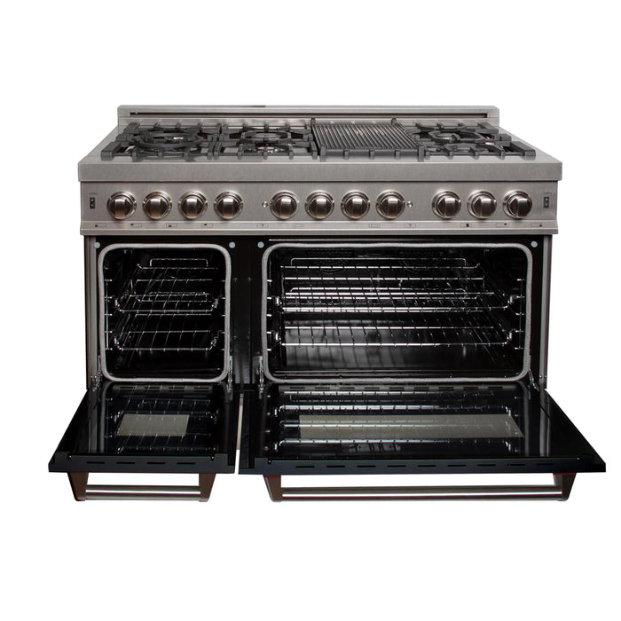 ZLINE Legacy Dual Fuel Range Satin Stainless Series – Blue Gloss, Black Matte, Satin Nickel (RAS-BG, RAS-BLM, RAS-SN)