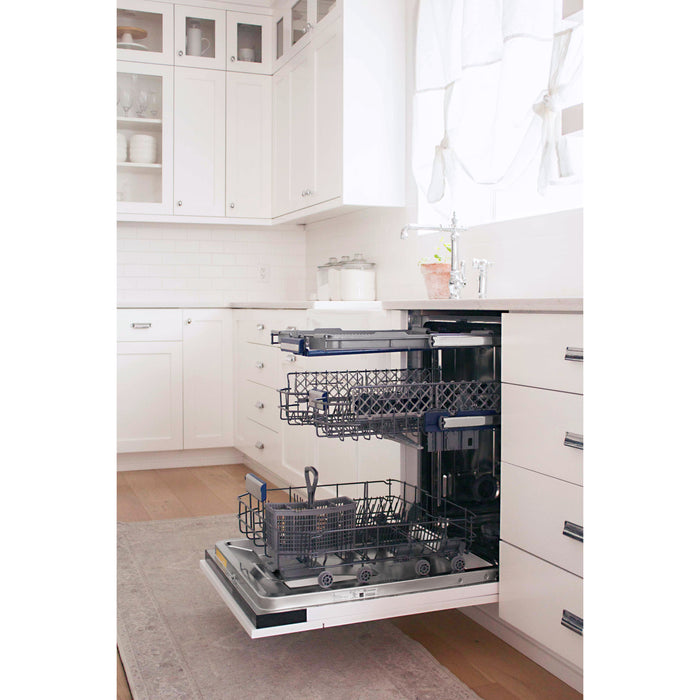 ZLINE 24" Tallac Series 3rd Rack Tall Tub Dishwasher in Stainless Steel, 51dBa