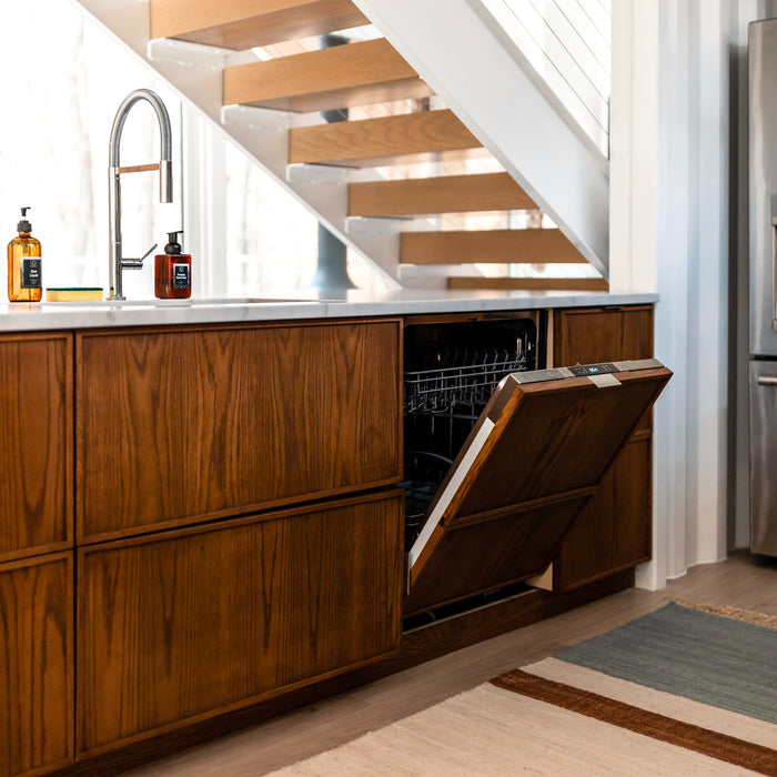 ZLINE 24" Tallac Series 3rd Rack Tall Tub Dishwasher in Custom Panel Ready with Stainless Steel Tub
