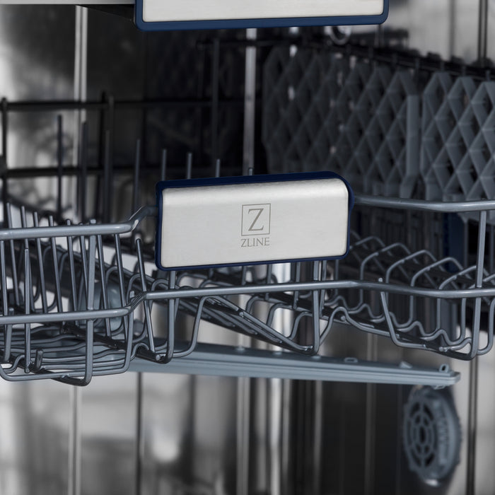 ZLINE 24" Tallac Series 3rd Rack Tall Tub Dishwasher in Stainless Steel, 51dBa