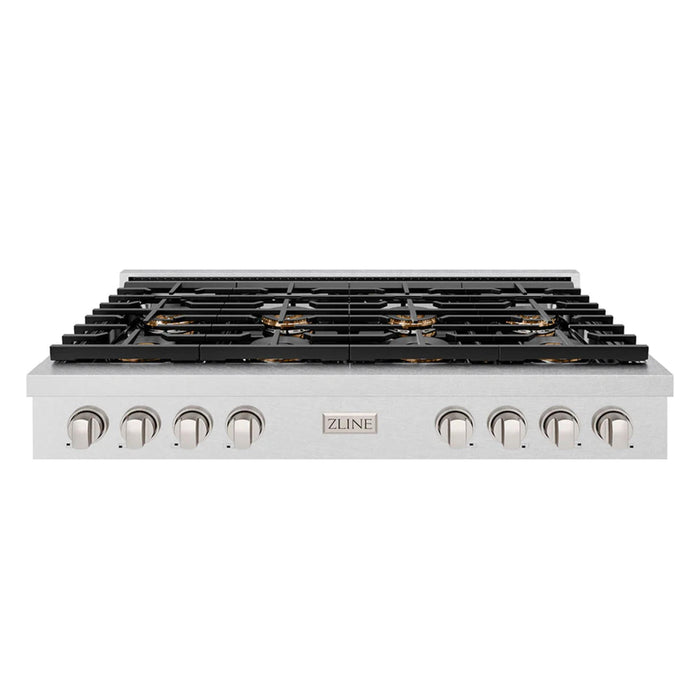 ZLINE Paramount Gas Rangetops with 6 and 8 Burner DuoPro™ Cooktops,  Stainless Steel Finish.