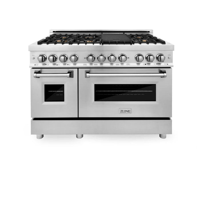 ZLINE Legacy Dual Fuel Range with Brass Burners – 24", 30", 36", and 48"