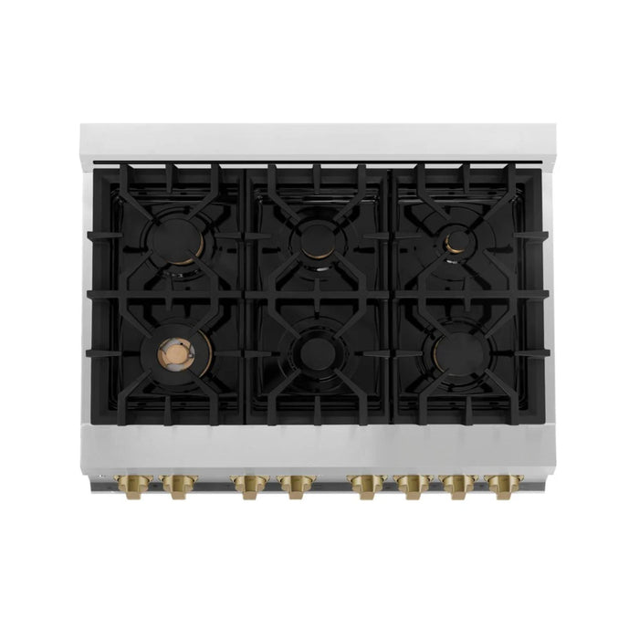 ZLINE Autograph Edition Dual Fuel Kitchen Package (30", 36", 48")