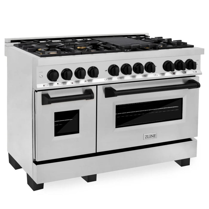 ZLINE Autograph Edition Dual Fuel Kitchen Package (30", 36", 48")