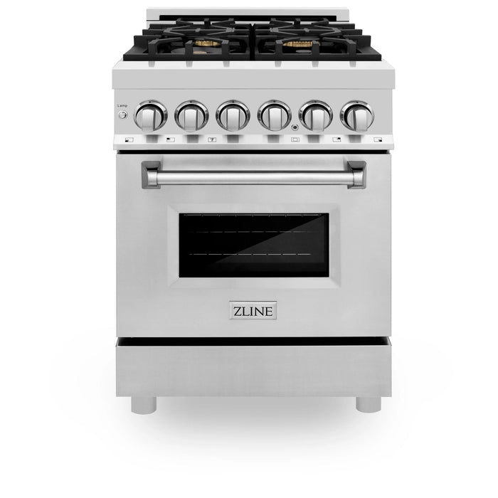 ZLINE Legacy Dual Fuel Range with Brass Burners – 24", 30", 36", and 48"