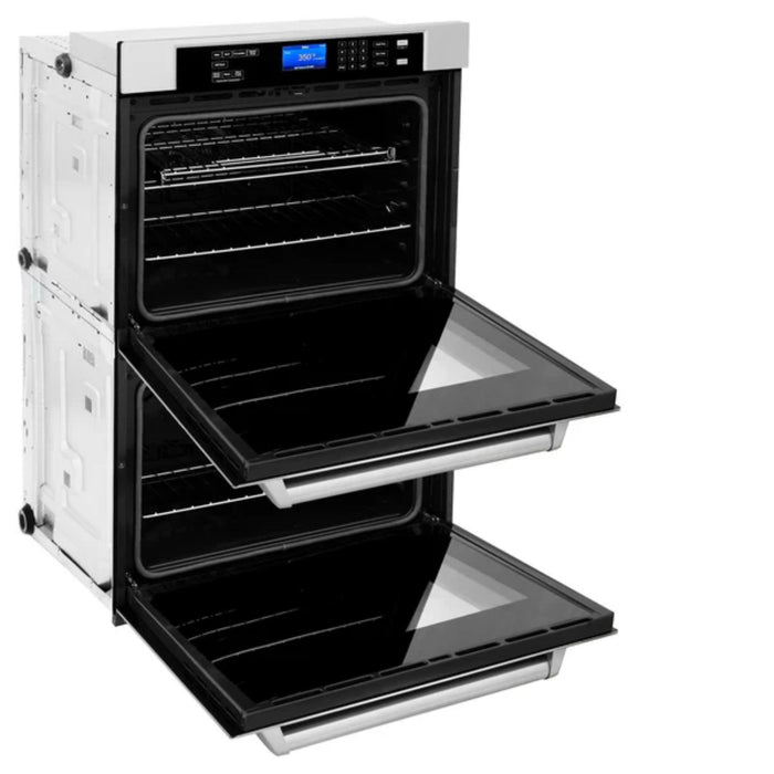 ZLINE 2-Piece Kitchen Packages – 30", 36", and 48" Gas Rangetop with 30" Double Wall Oven