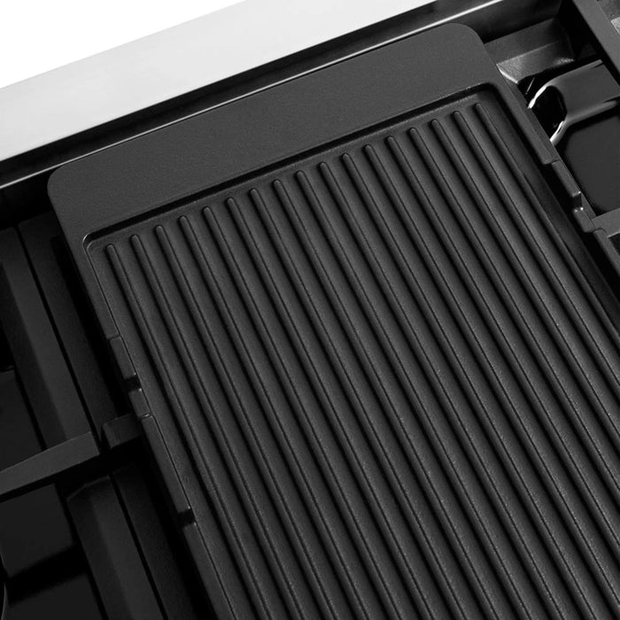 ZLINE Autograph Edition Paramount Gas Rangetops with 6 or 8 Burner DuoPro™ Cooktops and Matte Black Accents – 36" and 48" Widths.